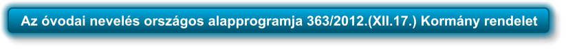 Az óvodai nevelés országos alapprogramja 363/2012.(XII.17.) Kormány rendelet